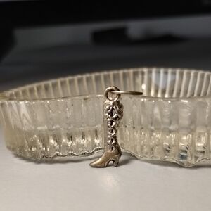 Stylish Silver Boot Charm